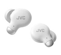 JVC HA-Z250T-W Noise Cancelling Bluetooth Wireless Memory Foam Earbuds, Comfortable Fit, Sound, Low Latency mode, 28-hour of Battery Life, Single Ear Use (White)