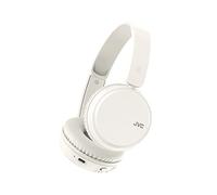 JVC HA-Z37W-W Wireless Bluetooth On Ear Headphones, 35 hours of wireless listening time, Soft ear-pads for a secure and comfortable fit, Bass boost function for dynamic bass sound (on/off) (White)