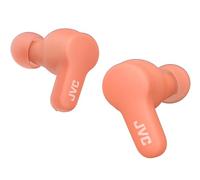 JVC HA-Z77T-P Gumy True Wireless Bluetooth Earbuds, Maximum 24 hours of playtime, Quick Charge, Single ear use, IPX4 water & sweat resistant, Compact charging case (Pink)