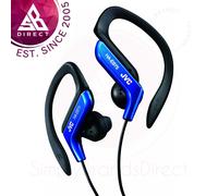 JVC HAEB75AN Earphones with Adjustable Clip for Sports│Splash-proof│3.5 mm Jack