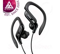 JVC HAEB75BN Earphones with Adjustable Clip for Sports│Splash-proof│3.5 mm Jack