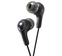 JVC HAFX7B Gumy Plus In Ear Headphones Earphones with Bass Boost and Comfortable Earbuds, Black