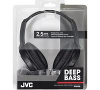 JVC HARX330 Full-Size Over-Ear Stereo Headphones Black DJ Studio 2.5M Cord