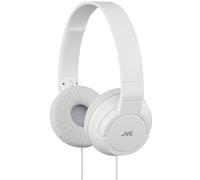 JVC Foldable Lightweight Powerful Bass Over-Ear Headphones - White