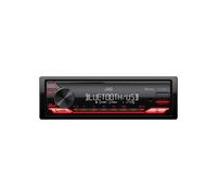 JVC KD-X282BT Single DIN Bluetooth USB AUX Car Stereo Removable Front
