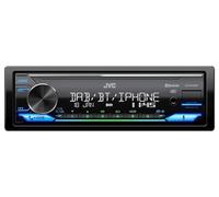 JVC KD-X472DBT USB Car Radio with DAB+ and Bluetooth Hands-Free Kit (Alexa Built-in, Sound Processor, USB, AUX-In, Spotify Control, 4 x 50 Watt, Various Lighting, DAB+ Antenna*)