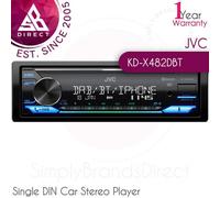 Jvc Kd-x482dbt Car Radio Silver