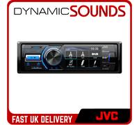 JVC KD-X561DBT Mechless 3" Screen Reversing Camera Input USB AUX BT Car Stereo