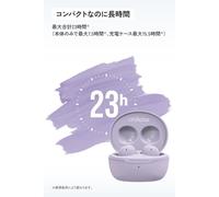 Jvc Kenwood Victor Wireless Earphones Bluetooth Total 23 Hours Playback With Microphone Small Lightweight Waterproof Purple Ha-a6t-v Ver.5.4 Ha-a6t