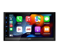 JVC KW-M785BW Wireless Apple CarPlay Android Auto Digital Media Player, Double Din, 6.8 Inch LCD Touchscreen, AM/FM, Bluetooth, USB Port, iDatalink Maestro, SiriusXM, Class D Amp, Car Radio