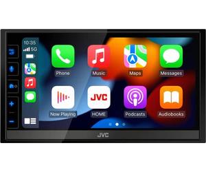 JVC KW-M785DBW Digital Media AV Receiver with Wireless CarPlay & Android Car (4 x 50 W, DAB+/FM, BT, 3 x Pre-Out 2.5 V, USB, iPod/iPhone Control)