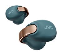 JVC NEARPHONES HA-NP1T-A True Wireless Earphones in Jewellery Design, Comfortable Fit, Quick Charge Function, Multipoint Connection, Bluetooth 5.3, 24 Hours Battery Life, App - (Turquoise Blue)