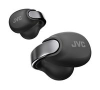 JVC NEARPHONES HA-NP1T-B True Wireless Earphones in Jewellery Design, Comfortable Fit, Quick Charge Function, Multipoint Connection, Bluetooth 5.3, 24 Hours Battery Life, App - (Deep Black)