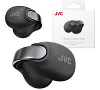 JVC Nearphones Open Ear True Wireless Headphones - Open Ear Earbuds - Bluetooth 5.3-24H Playback - IPX4 Water Resistant - Built-in Mic - Awareness & Comfort - Ear Clip Earbuds - HANP1T