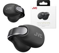 JVC Nearphones Open Ear True Wireless Headphones - Open Ear Earbuds - Bluetooth 5.3-24H Playback - IPX4 Water Resistant - Built-in Mic - Awareness & Comfort - Ear Clip Earbuds - HANP1T