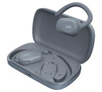 JVC Nearphones HA-NP50T-B, True Wireless Earbuds, Open Ear Design, Active Noise Reduction, Multi-Point, IPX4, Microphone Muting, 38 Hours Runtime, BT 5.3, (Black)