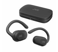 JVC HA-NP40T-B Nearphones True Wireless Open-Ear Headphones with Pivot Motion Ear Hooks, Bluetooth 5.4, 26 Hours Playtime - Black