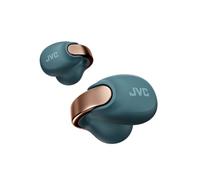 JVC NEARPHONES HA-NP1T-A True Wireless Earphones in Jewellery Design, Comfortable Fit, Quick Charge Function, Multipoint Connection, Bluetooth 5.3, 24 Hours Battery Life, App - (Turquoise Blue)