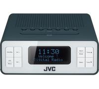JVC RA-D32H DABﱓ Clock Radio - Grey, Silver/Grey