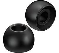 JVC Replacement Silicone Earbuds Earpieces - Set of (6) Ear Tips, Fits Many JVC Models (Small) - EPFX2SB (Black)