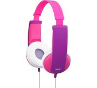 JVC HAKD5P TINY PHONES KIDS STEREO DJ ON-EAR HEADPHONES - PINK/PURPLE - HAKD5P