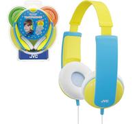JVC Tiny Phones Kids Stereo Headphones with Volume Limiter - Yellow/Blue
