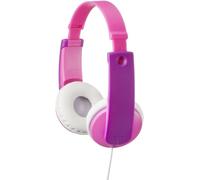 JVC Tinyphones Stereo Kids Wired 3.5mm Headphones Pink/Purple - HA-KD7PN-E