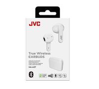 JVC WHITE TRUE WIRELESS EARBUDS WATERPROOF IPX4 22 HOURS BATTERY HA-A3T