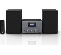 JVC UX-D425B Bluetooth Traditional Hi-Fi System - Gun Metal, Black,Silver/Grey