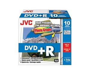 JVC VP-R47HP10 4.7GB DVD+R Blank DVD 10pc(s)