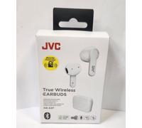 JVC WHITE TRUE WIRELESS EARBUDS WATERPROOF IPX4 22 HOURS BATTERY HA-A3T