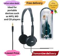 JVC Wired Lightweight Headphones - Black