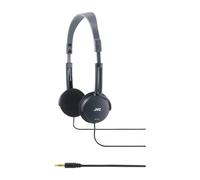 JVC Wired Lightweight On Ear Headphones Black Adjustable Headband 3.5mm MP3