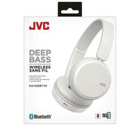 JVC Wireless Ear Headphones Bluetooth Deep Bass On Black White Blue HA-S36BT