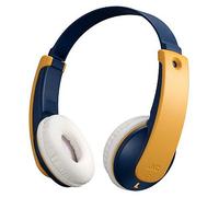 JVC Wireless Tiny Phone Headphones Yellow Blue HA-KD10W
