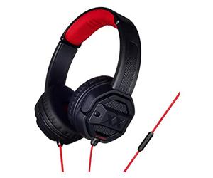 JVC Xtreme Xplosives On-Ear Headphone with Remote and Microphone - Black/Red