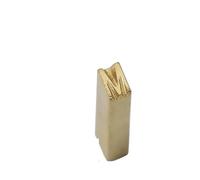 JVDDI 120pcs/box Coding Machine Word Grain 2 * 3 * 15cm Hot Stamp Copper Letters Thermal Ribbon Printing Font Ribbon Coding