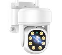 JVDDI Home Security Camera IP Camera Outdoor 8MP 4K HD Wireless PTZ Camera 1080P Auto Tracking Security CCTV Camera 4X Digital Zoom Video Surveillance(1080P With 32G SD)