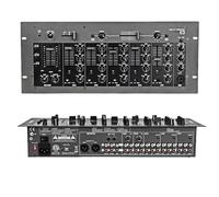 JVDDI Rack Mount Au-dio Mixer Professional 5 Channel DJ Stereo Mixer Mixing Console C3 Numark Dj Stage Performance Professional