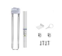 JVDDI Water Filter System, 1/2 3/4 Quick Connection 20 Inch Filter Water Filter Housing Cartridge For Water Filter Fittings Pp Sediment Filter(2)