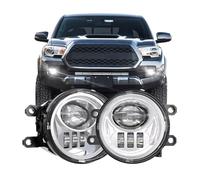 Jvdoipgd Fog Lights For Corolla For Matrix 2009 2010 2011 2012 2013 For Prius 2010-2011 LED Fog Lights Truck Front Bumper Driving Light FogLight(A Pair of Chrome)
