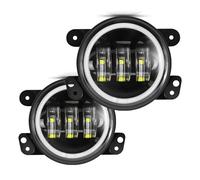 Jvdoipgd Fog Lights For Dodge For Journey 2009 For Magnum 2005-2010 For Charger 2011-2012 Front Bumper LED Fog Light Assembly White/Amber Turn Signal DRL FogLight