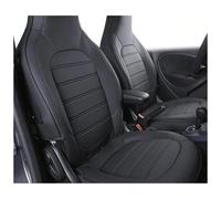 Jvdoipgd Protector For BENZ For Smart 453 For Fortwo 2015-2018 Custom Car Seat Cover Four Seasons Breathable Cushion Coration Interior Styling Accessories(Black 2)