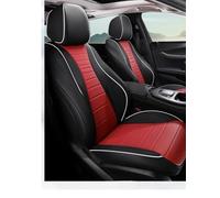 Jvdoipgd Protector For Suzuki For Swift For Jimny For Grand Alivio Kizashi For Vitara For Ignis SX4 S-Cross Auto Interior Accessories Custom Luxury Car Seat Covers(Full Set-Black Red)