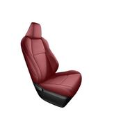 Jvdoipgd Protector For Toyota For Rav4 For Hybrid 2024 2023 2022 2021 2020 Leather Front Rear Car Seat Cushion Armrest Seat Cover Interior Decoration(Hybrid-Wine Red)