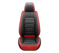 Jvdoipgd Protector For VW For Jetta For Polo 9N For Sedan 6R For Touareg For Passat B5 B6 B8 For Golf 7 For Tiguan Interior Accessories 1 PCS Leather Car Seat Cover(Black Red)