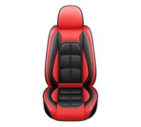 Jvdoipgd Protector PU Leather Four Season Universal Front Single Seat Cushion Fit Most Car SUV Car Accessories For Cars 1PC Car Seat Covers(Red Front 1PC)