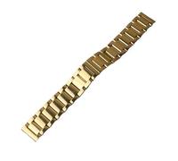 JVEIWAD 18mm 19mm 20mm 21mm 22MM 23mm 24mm Stainless Steel Strap Metal Watch Band Link Bracelet Watchband Polished Gold Silver Accessory(Gold,20mm)