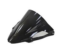 JVEIWAD 2024 Motorcycle Windscreen Windshield Wind Deflectors Shield Protector Compatible With Kawasaki ZX6R ZX-6R ZX 6R(Black)