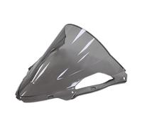 JVEIWAD 2024 Motorcycle Windscreen Windshield Wind Deflectors Shield Protector Compatible With Kawasaki ZX6R ZX-6R ZX 6R(Light Smoke)